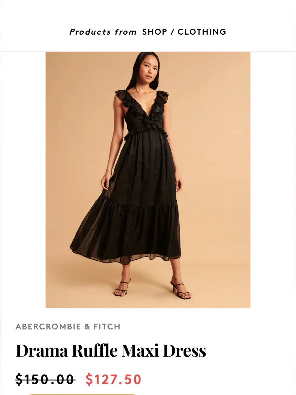 Abercrombie & Fitch elegant black